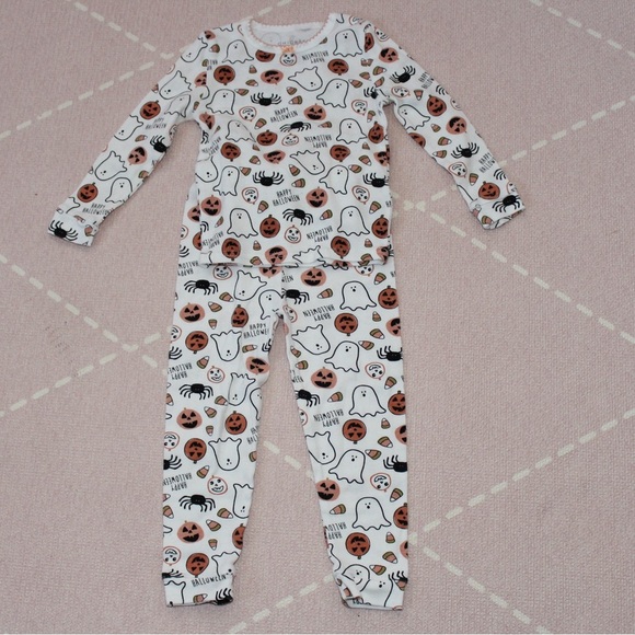 chick pea Other - Chickpea Pajamas Toddler Girl 3T Halloween Pumpkin Ghost Set